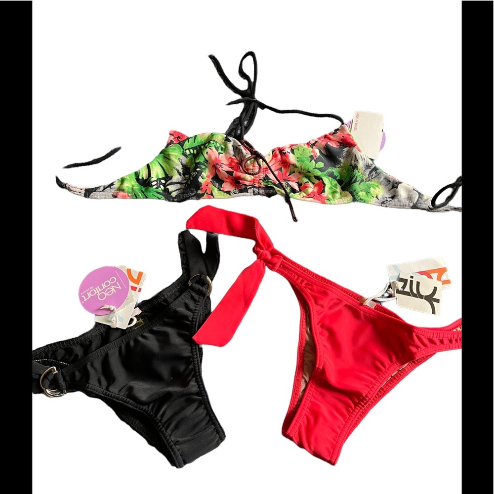 NWT Brazilian 3-piece bikini
